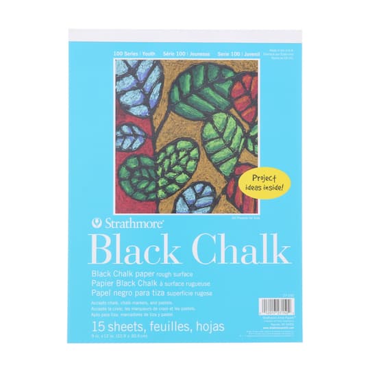 Strathmore&#xAE; 100 Series Black Chalk Paper Pad
